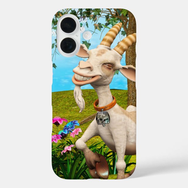 Happy Goat Case-Mate iPhone Case (Back)
