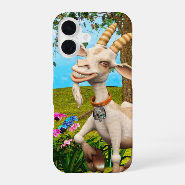 Happy Goat Iphone Case (Back)