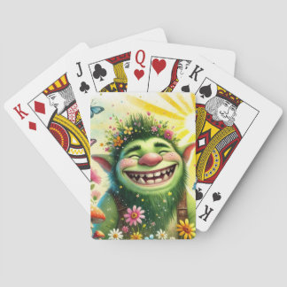 happy Goblin Boy Smiling Poker Cards