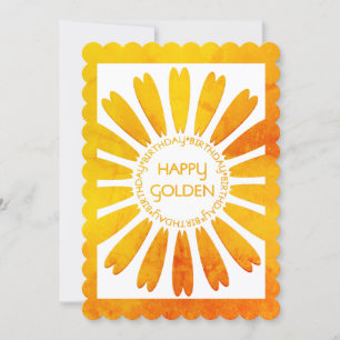 Happy Golden Birthday Card
