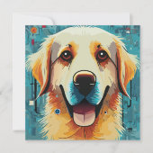 Happy Golden Retriever (Front)