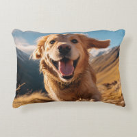 Happy Golden Retriever Running