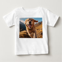 Happy Golden Retriever Running