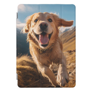 Happy Golden Retriever Running  iPad Pro Cover
