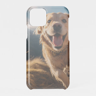 Happy Golden Retriever Running  iPhone 11 Pro Case