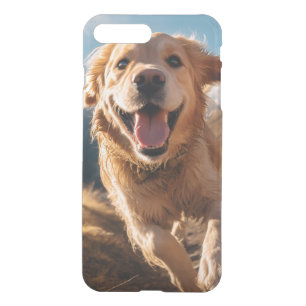 Happy Golden Retriever Running  iPhone 8 Plus/7 Plus Case