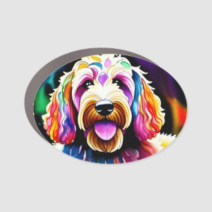 I love my goldendoodle car magnet sale