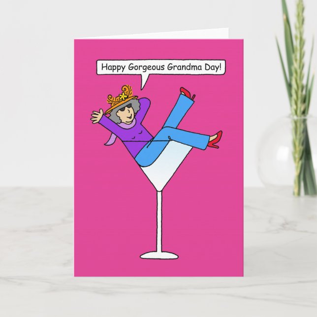 Happy Gorgeous Grandma Day July 23rd Card (Front)