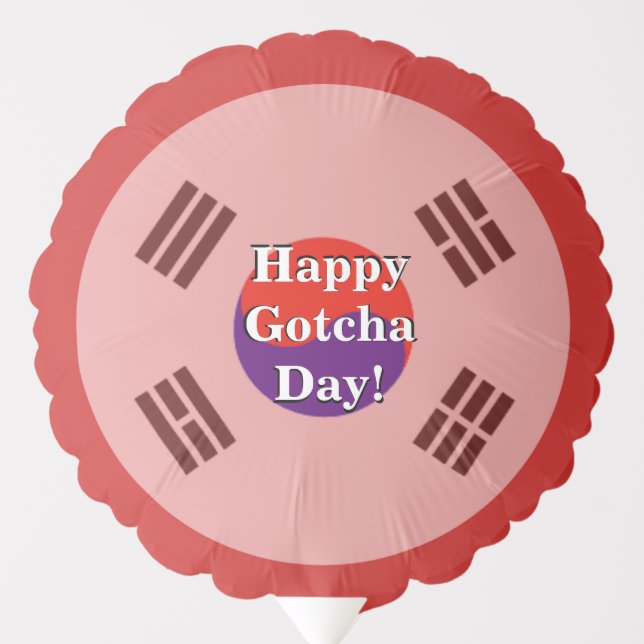 Happy Gotcha Day Balloon (Front)
