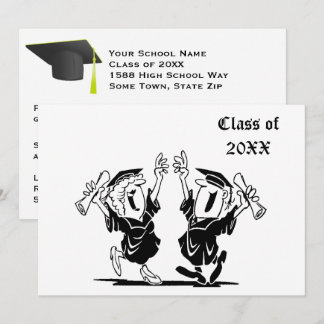 Happy Graduates Class of 20XX Invitation