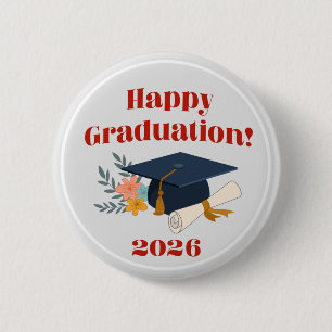 Happy Graduation 2026 Button