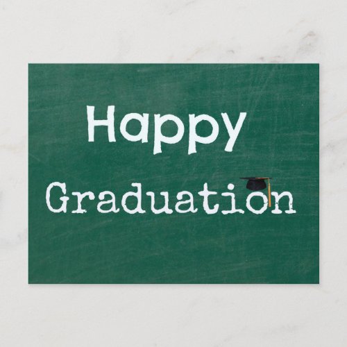 Happy Graduation Announcement Postcard