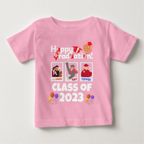 Happy Graduation class of 2023 Smart cookie T_Shir Baby T_Shirt