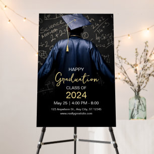 Happy Graduation Invitation, Class Of 2024 Foam Board