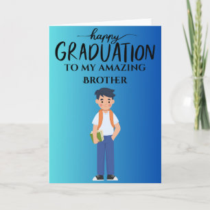 Happy Graduation toy amazing Brother Card