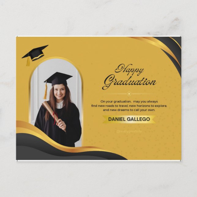 Happy Graducation  Postcards (Front)