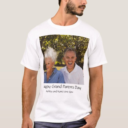 Happy Grand Parents Day Photo T_Shirt
