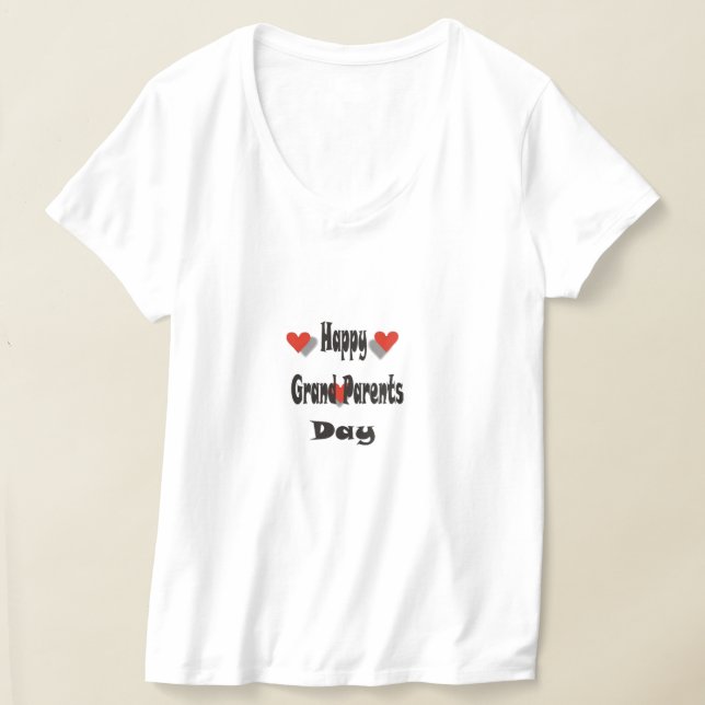Happy Grand Parents Day T-Shirt (Laydown)