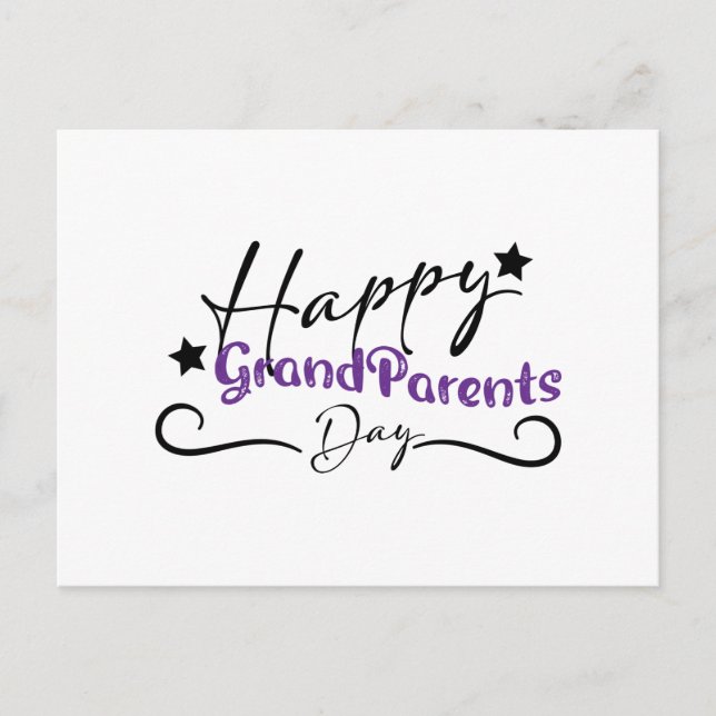 Happy Grandparents Card congratulation (Front)