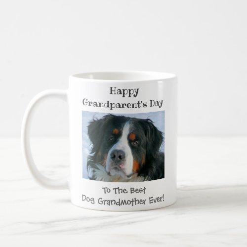Happy Grandparents Day Best Dog Grandmother Photo Coffee Mug