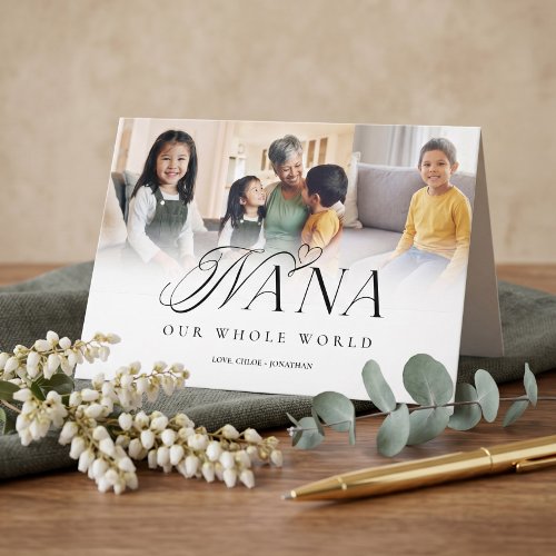 Happy Grandparents Day Best Nana Ever Collage Card