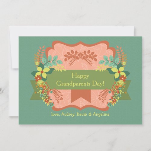 Happy Grandparents Day Card