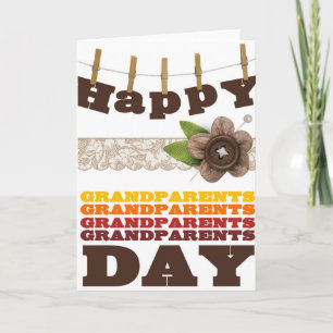 Happy grandparents day card