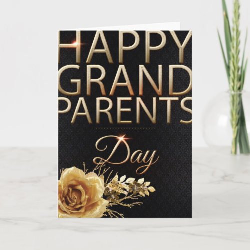 Happy grandparents day card