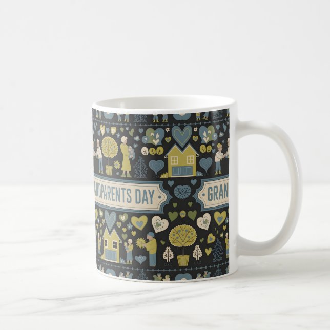 Happy Grandparents Day Gift Coffee Mug (Right)
