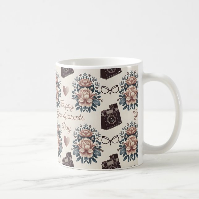 Happy Grandparents Day Gift Idea Coffee Mug (Right)