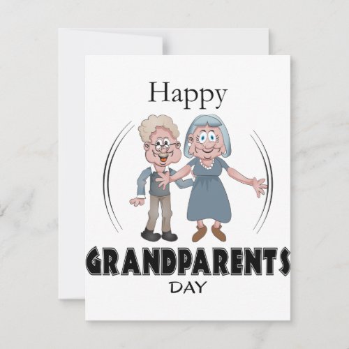 Happy Grandparents Day Greetings Card