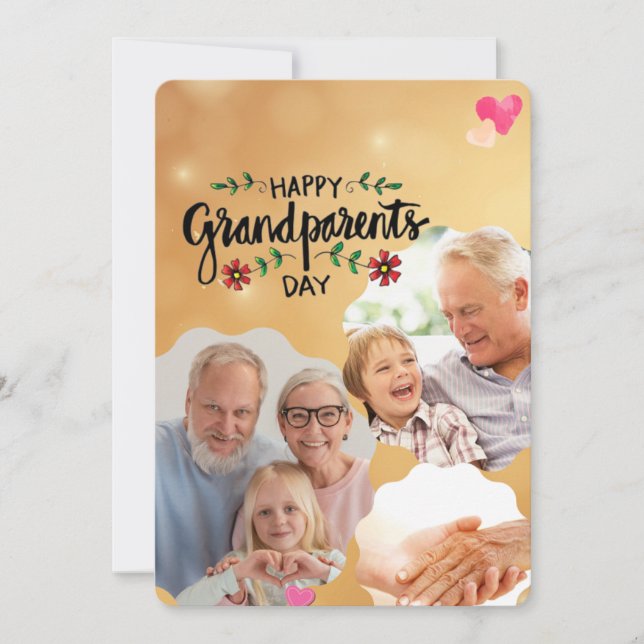 Happy Grandparents day Invitation (Front)