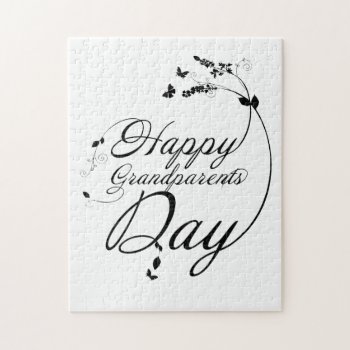 Happy Grandparents Day Jigsaw Puzzle by KeyholeDesign at Zazzle