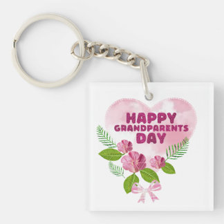 Happy grandparents Day Keychain