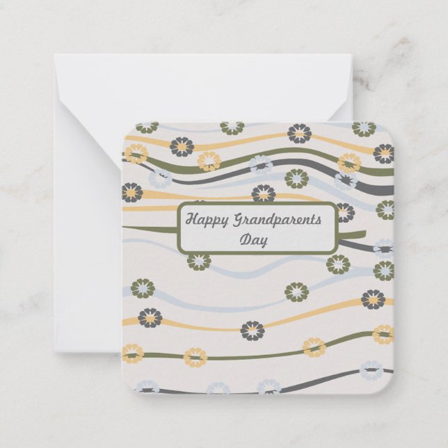 Happy Grandparents Day: Note Card (Front)