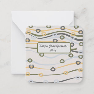 Happy Grandparents Day: Note Card