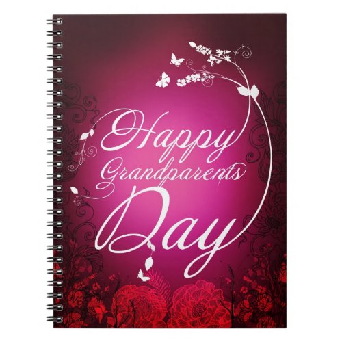 Happy grandparents day notebook