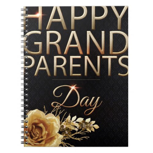 Happy grandparents day notebook