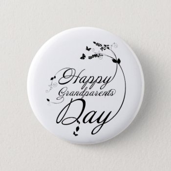 Happy Grandparents Day Pinback Button by KeyholeDesign at Zazzle