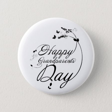 Happy Grandparents Day Pinback Button