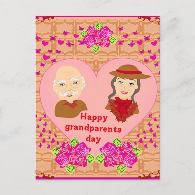 Happy grandparents day Postcard (Front)