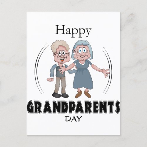 Happy Grandparents Day Postcard