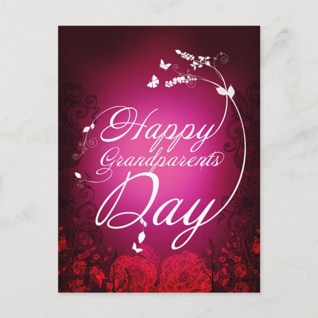 Happy grandparents day postcard (Front)