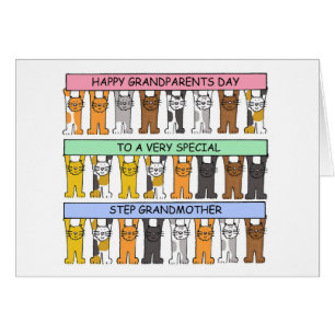 Happy Grandparents Day Step Grandmother Cards
