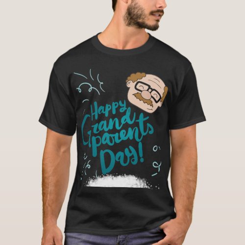 Happy Grandparents Day T_Shirt Design