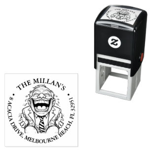 Happy Grandpa's Hilarious  theme Self-inking Stamp