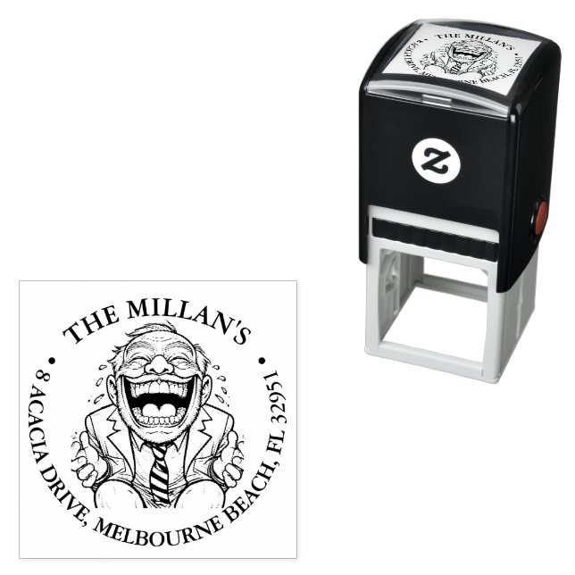 Happy Grandpa's Hilarious  theme Self-inking Stamp (In Situ)