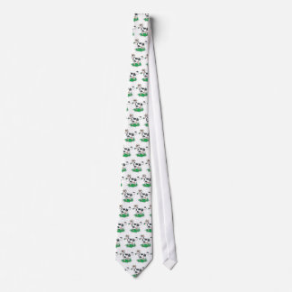 happy grazing cow tie