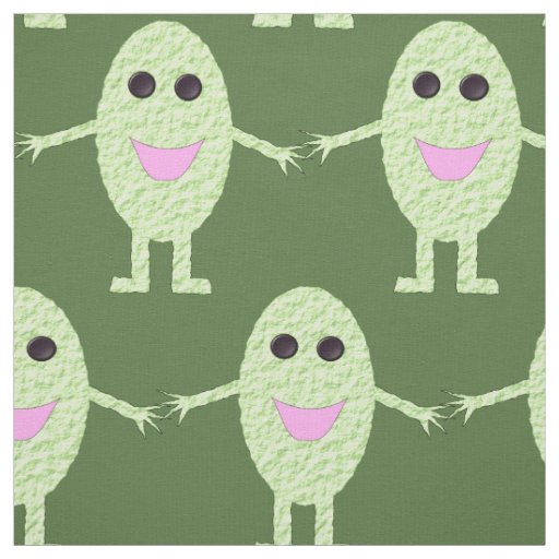 Happy Green Grape Craft Fabric
