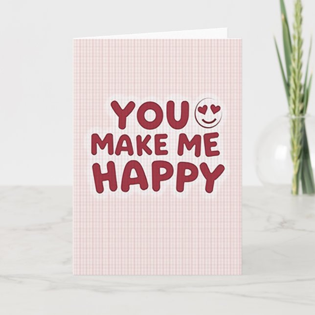 Happy Grid You Card (Front)